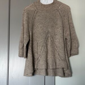 Apiece Apart Taupe Cowl Neck Sweater